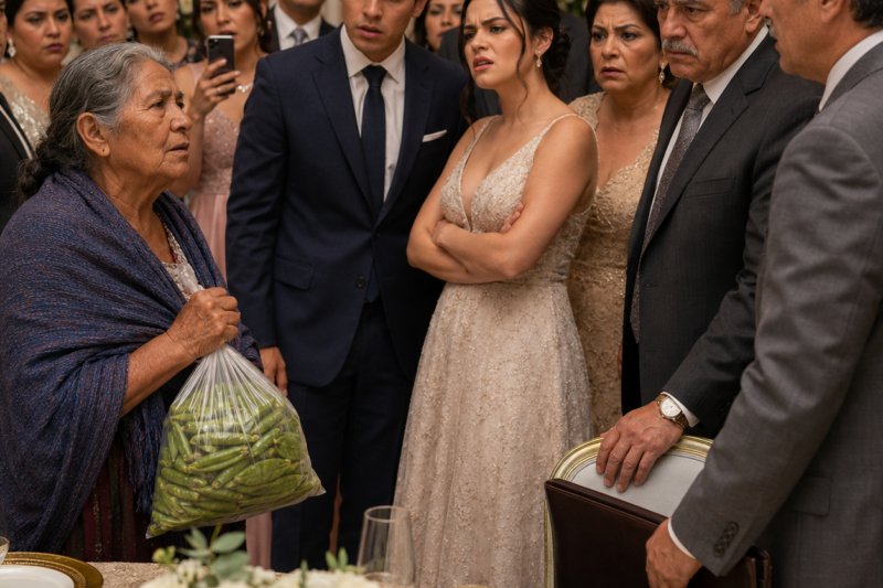 La Anciana Que Vendía Verduras Fue Humillada Por La Prometida De Su Nieto Por “Oler A Mercado”… Hasta Que Abrieron El Contrato De Boda Y La Muchacha No Pudo Levantar La Cara