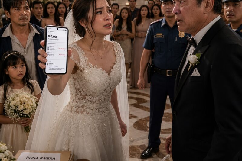 La Novia Huyó de la Iglesia en Intramuros para Salvar a su Madre… Pero el Millonario le Robó Todo el Dinero y la Obligó a Volver, sin Imaginar que un Chofer con un Jeepney Ya Había Preparado la Venganza que Destruiría su Boda