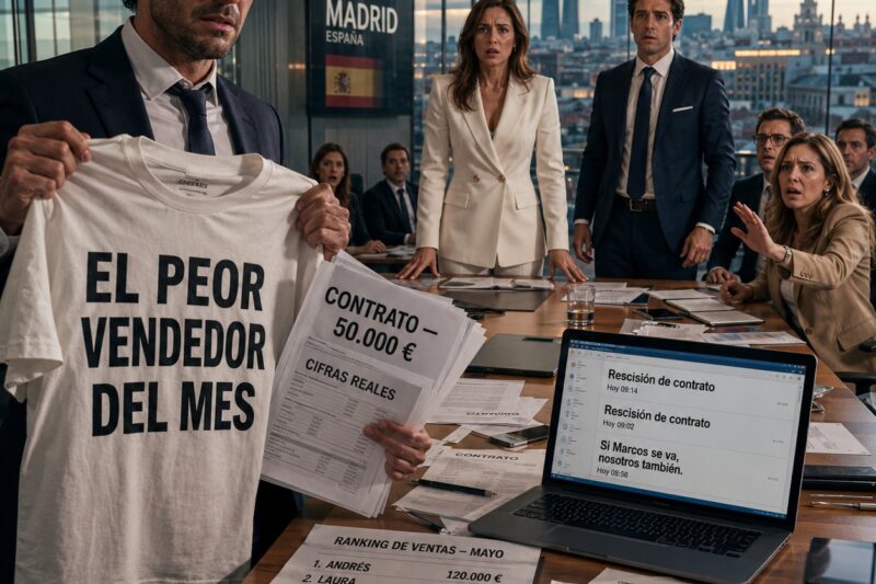 Ocho años construyendo su empresa desde cero, y él era el motor de todo… hasta que su propia esposa lo humilló delante de todos los empleados. Lo que hizo después dejó a todos sin palabras”