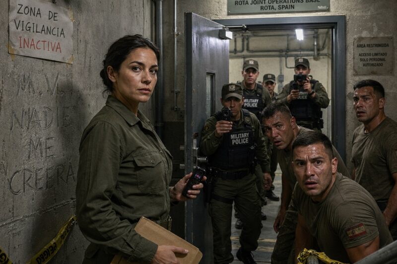 “Nadie en esa base militar creía que la mujer de la fregona era peligrosa. Cuatro soldados la acorralaron en la escalera de servicio pensando que estaban solos. Treinta segundos después, tres estaban en el suelo y el cuarto sostenía la única prueba que los hundiría a todos”