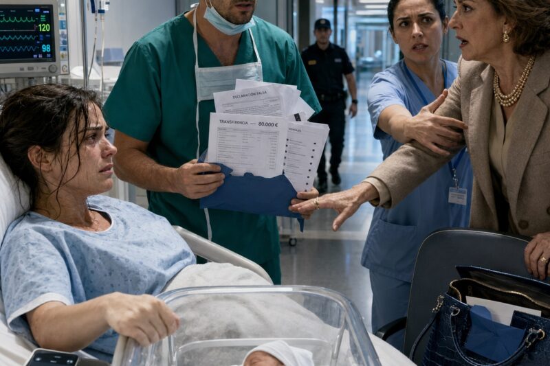 Nueve meses después de que desapareciera, di a luz sola y dije que estaba muerto… entonces el médico que entró en el quirófano era él, el padre de mi hijo