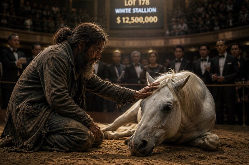 El día que un hombre sin nada tocó el alma de un caballo olvidado y cambió su destino: una historia de dolor, redención y dignidad que desafía el valor del dinero y revela el poder de la mirada humana