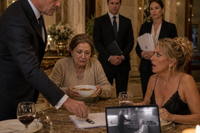 El millonario volvió antes de tiempo a su mansión de Madrid y escuchó a su esposa humillar a su madre enferma; lo que hizo después no solo destruyó un matrimonio, sino que reveló una verdad que nadie esperaba