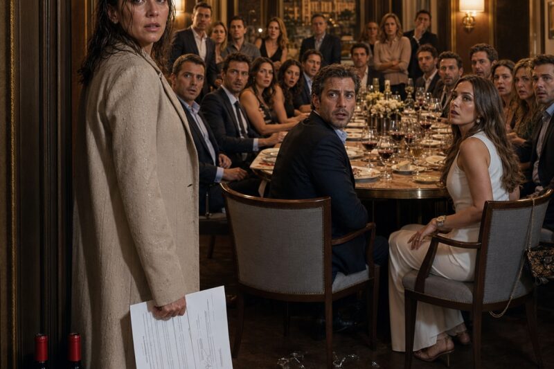 En la cena de los diez años de universidad, mi marido presentó a su “prometida” delante de todos; yo dejé el acuerdo de divorcio sobre la mesa y descubrí que ya me había robado hasta la casa