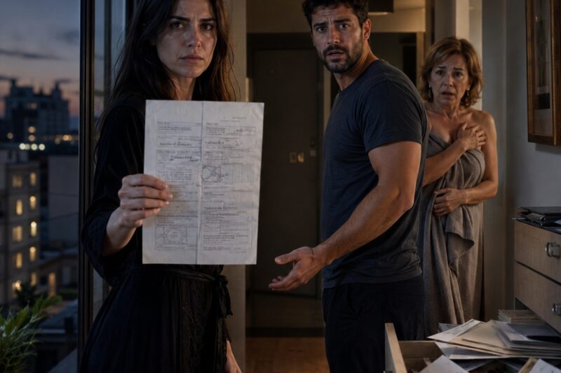 Cuando encontré la escritura de mi piso con tres nombres añadidos, entendí que mi marido no me había casado: me había tendido una trampa familiar