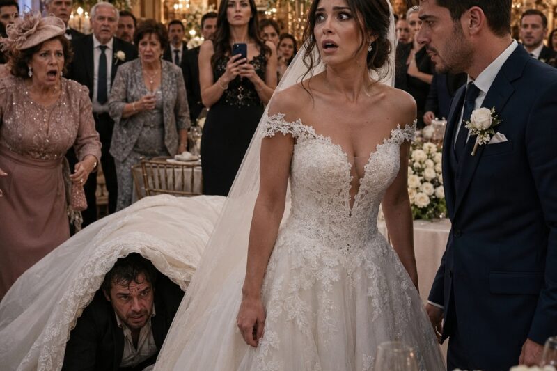 Encontré un mando Bluetooth en el bolso de mi marido antes de una boda familiar, lo emparejé en silencio y al día siguiente, bajo el vestido de la novia, empezó a sonar la voz desesperada de él