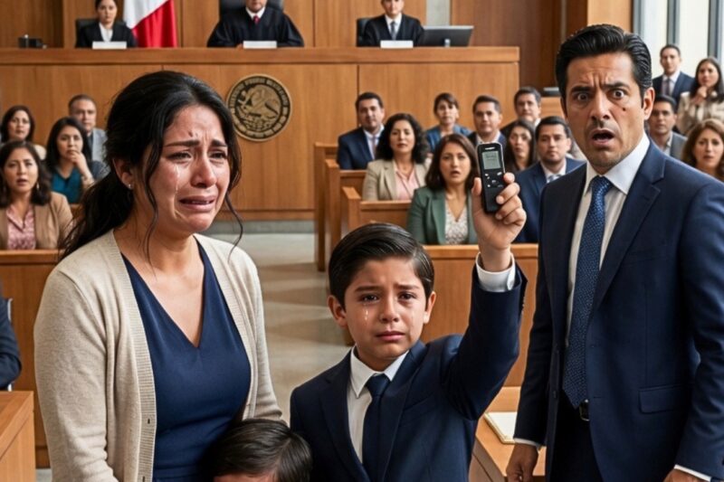 El juez le preguntó al niño de 9 años con quién quería vivir. Lo que el pequeño sacó de su bolsillo congeló a su padre millonario y expuso el secreto más sucio de la familia