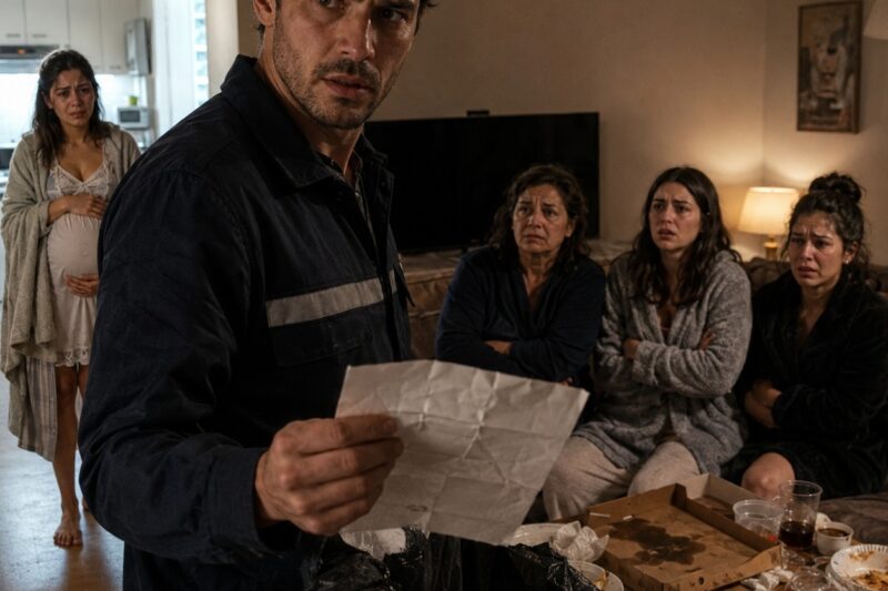 Volvió a casa a las 22:45 y encontró a su esposa embarazada fregando mientras su familia se reía… pero lo que descubrió en la basura lo hizo tomar una decisión sin vuelta atrás