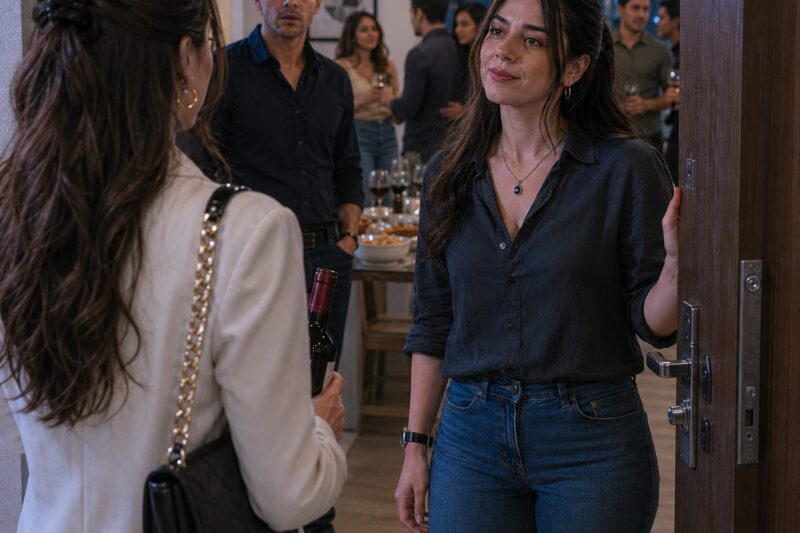 Mi esposo invitó a su ex a la fiesta de nuestro nuevo departamento y me dijo que, si no podía soportarlo, me fuera… así que le respondí con la calma que jamás esperó