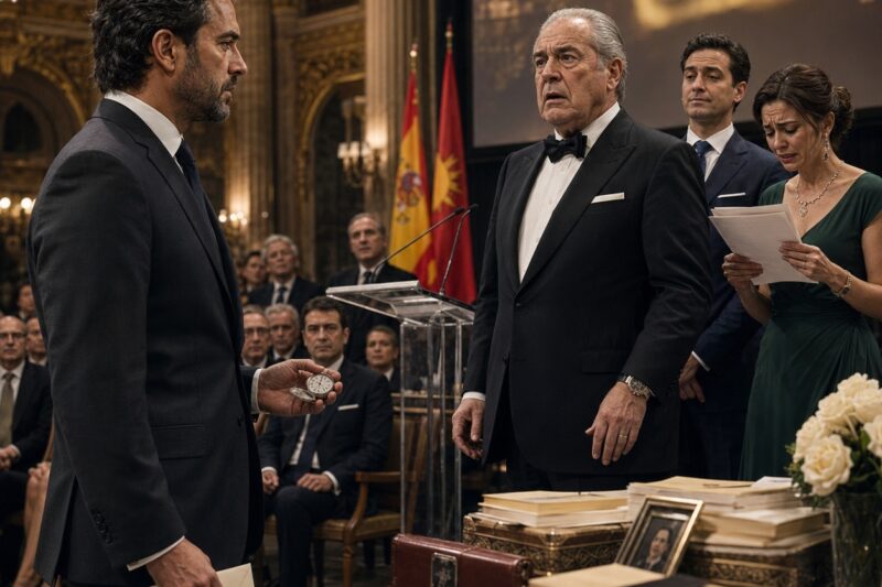 En la cena de ascenso de mi hermanastro, mi padre me desheredó delante de todos… pero olvidó que mi madre había dejado una cláusula secreta que podía destruir el imperio familiar antes del amanecer
