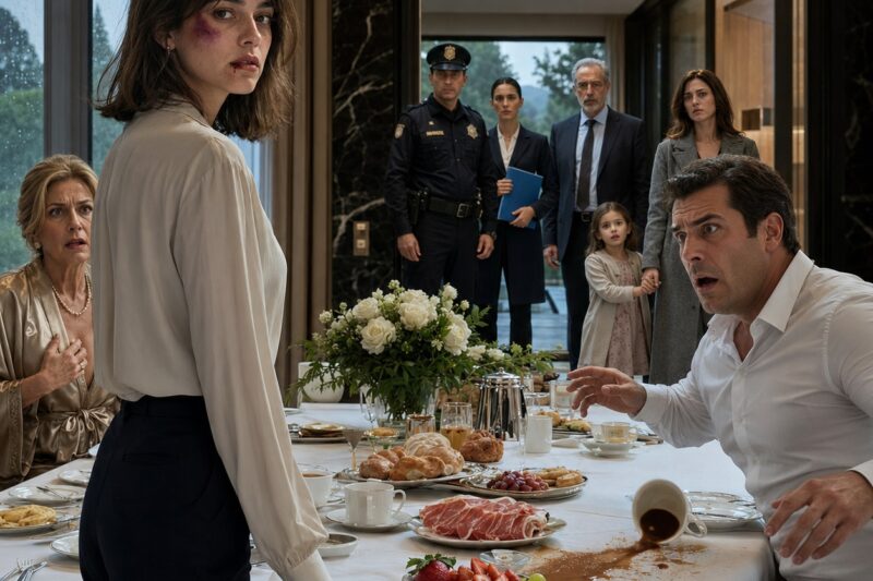 Mi Marido Me Abofeteó Por Comprar El Café Equivocado; Al Día Siguiente Sonrió Al Ver La Mesa De Lujo… Hasta Que Reconoció A Los Invitados Sentados En Su Propia Casa