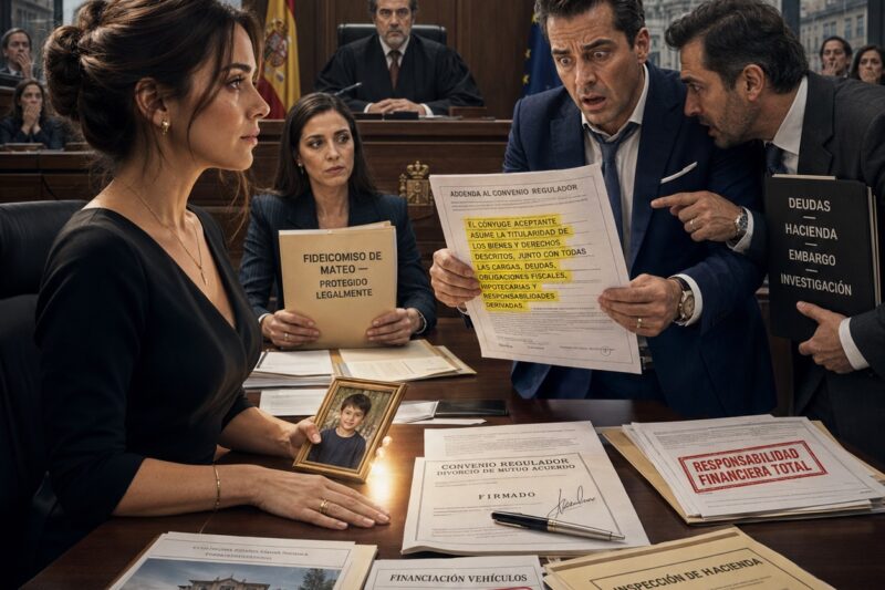 Mi Marido Exigió La Casa, Los Coches Y Todo El Dinero En El Divorcio… Hasta Que Su Abogado Le Susurró La Cláusula Que Yo Había Dejado Escondida