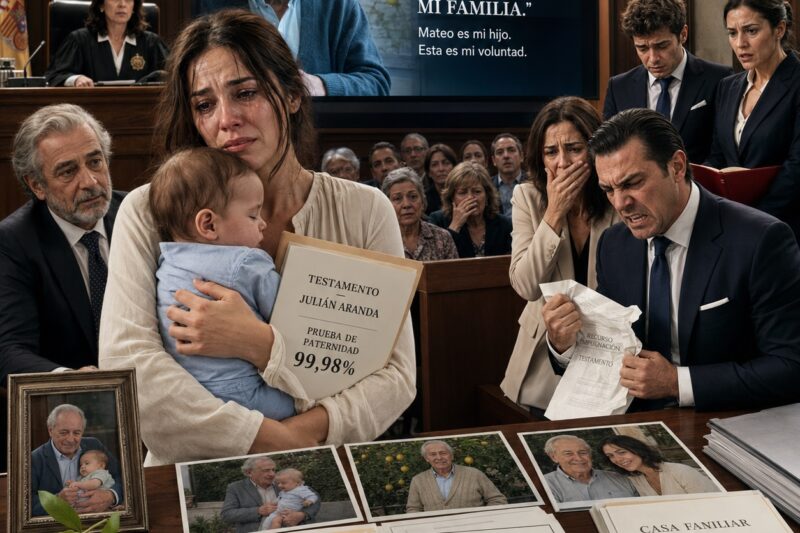 ME CASÉ CON MI VECINO DE 80 AÑOS PARA SALVAR SU CASA, PERO CUANDO TUVE UN HIJO SUYO, SU FAMILIA LLEGÓ AL JUZGADO DISPUESTA A QUITARNOS HASTA SU APELLIDO