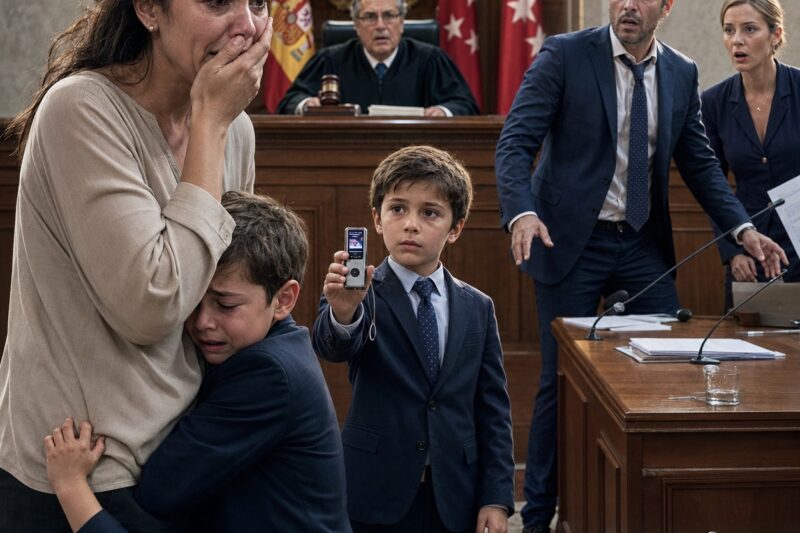 El juez preguntó a mis gemelos con quién querían vivir, y la frase de mi hijo mayor hizo temblar a toda la sala: “Señoría, mi padre no nos quiere… solo nos necesita”