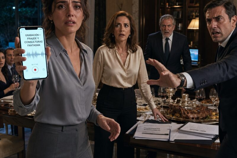 Mi Marido Me Llamó “Vergüenza” Delante De Su Jefe, Pero No Sabía Que Yo Había Grabado El Plan Con El Que Iban A Robar La Empresa De Su Propia Esposa