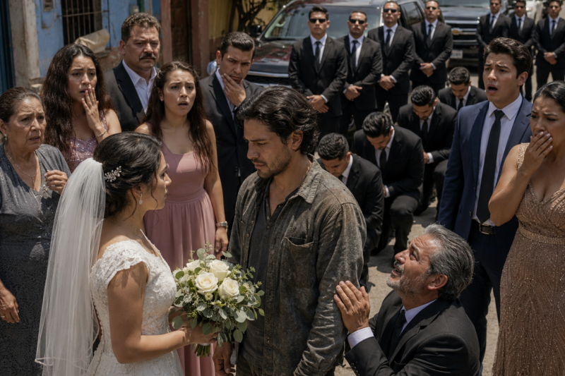 Traicionada por su prometido que la dejó para casarse con la hija de un magnate, una joven pobre aceptó casarse con un reciclador… pero el día de la boda toda la familia quedó paralizada al ver la caravana de autos llegar