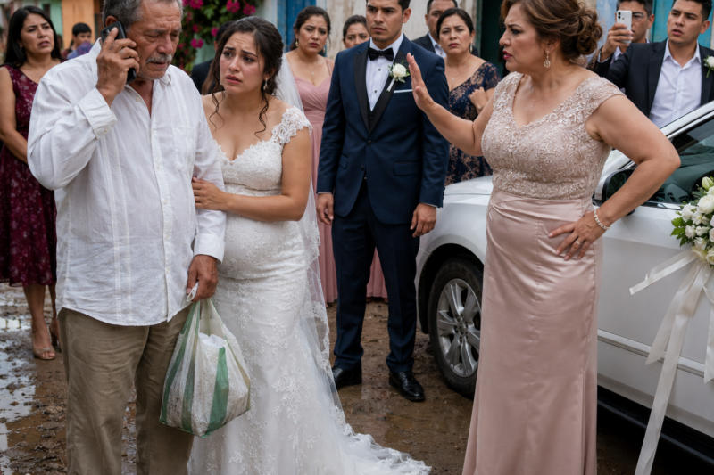 La Familia Del Novio Obligó A La Novia A Salir Hasta La Calle Porque Despreciaban La Casa De Su Padre, Pero Un Documento En El Bolsillo Del Anciano Dejó Mudo A Todo El Cortejo