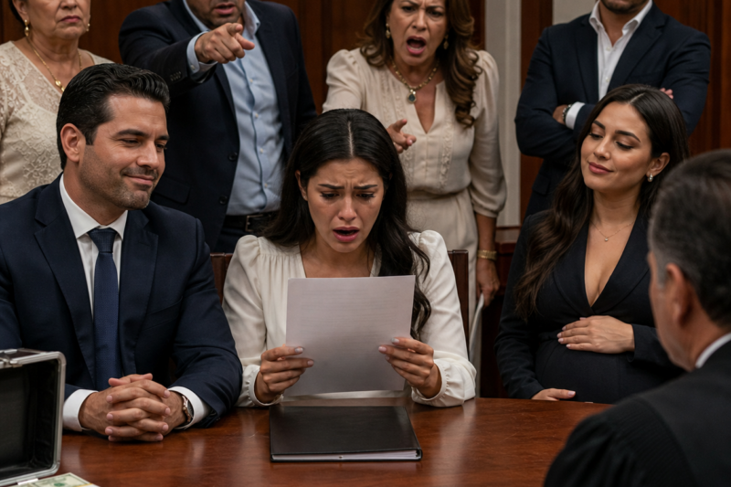 Mi esposo insistió en divorciarse para casarse con su secretaria, y en el tribunal me obligó a aceptar 5 millones de pesos y todos los bienes. Me desmayé al descubrir la verdad aterradora detrás de todo…