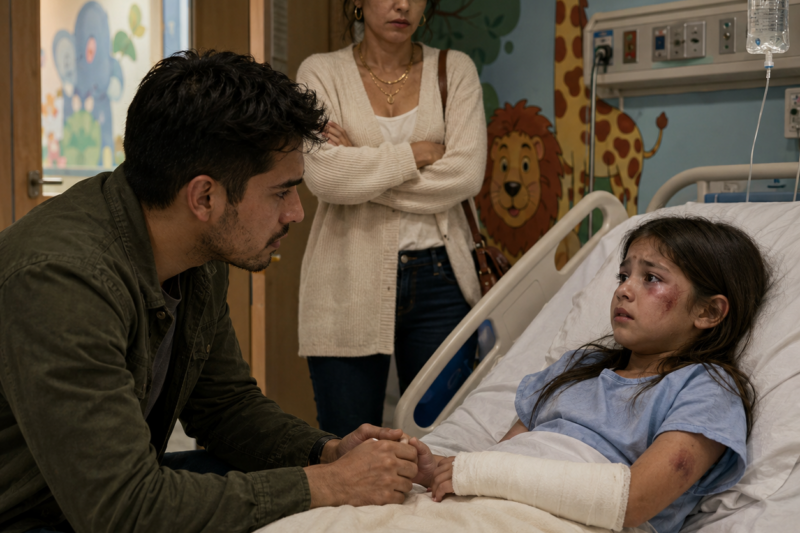 MI SOBRINA DE OCHO AÑOS ME TOMÓ LA MANO EN EL HOSPITAL Y ME SUPLICÓ QUE NO LA DEJARA SOLA — ESA NOCHE, CUANDO REGRESÉ A ESCONDIDAS A SU HABITACIÓN, ENTENDÍ POR QUÉ LE TENÍA TANTO MIEDO A SU PROPIA MADRE