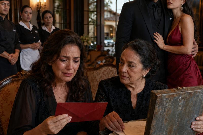 Después de divorciarse, su exmarido le arrebató la cadena de restaurantes valuada en millones de pesos y le envió una invitación para casarse con la amante… pero su madre sonrió y dijo: “Ve a la boda, el verdadero espectáculo apenas va a comenzar”