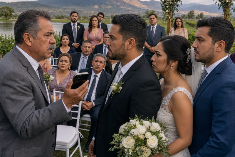 Nadie De Mi Familia Fue A Mi Boda — Semanas Después, Mi Padre Me Exigió 150,000 Pesos Para La Boda De Mi Hermano, Y Cuando Le Mandé Solo 1 Peso, Llegó A Mi Casa Con Policías