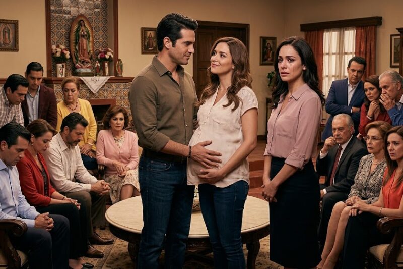 Mi esposo trajo con total naturalidad a su amante embarazada al centro de la sala y anunció que ella viviría en esta casa a partir de hoy. Él ni siquiera me miró ni una vez, solo se preocupó por proteger el vientre prominente de esa extraña mujer frente a toda la familia reunida. Miré a mi alrededor, al círculo de mis seres más queridos, pero todos bajaron la cabeza o me miraron con ojos llenos de indiferencia y cálculo.