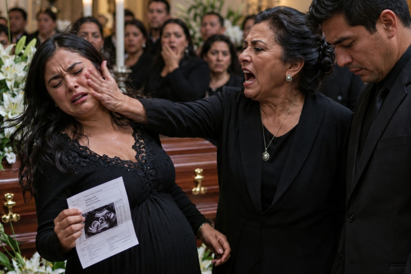 Mi suegro acababa de fallecer y, mientras limpiaba su cama, descubrí el resultado de una prueba de embarazo que mostraba un embarazo de dos meses de “una mujer desconocida”, y así comenzó a desarrollarse la trágica historia familiar.
