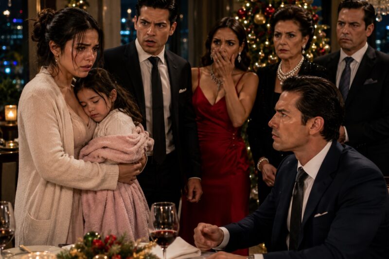 Aquella noche de Navidad, entré corriendo al restaurante con mi hija ardiendo de fiebre en brazos, cuando ya había llegado más de cuatro horas tarde a la cita a ciegas.