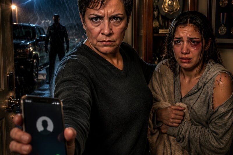 Abrí La Puerta De Mi Casa A La Una De La Madrugada Y Vi A Mi Hija Apenas Sosteniéndose En Pie, Con El Labio Partido Y Un Ojo Casi Cerrado Por Los Golpes. Entonces Me Susurró: “Mamá… Por Favor, No Me Obligues A Regresar”. En Veintitrés Años Como Policía En Sonora Enfrenté A Hombres Violentos, Pero Nada Me Preparó Para Descubrir Que El Monstruo Era Mi Propio Yerno.