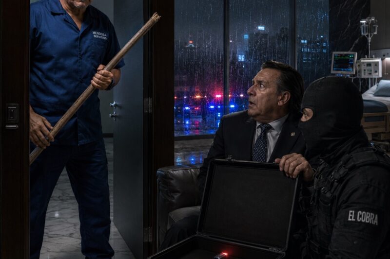 MERCENARIOS ARMADOS TOMARON UN HOSPITAL PRIVADO EN CIUDAD DE MÉXICO PARA SECUESTRAR A UN SENADOR BILLONARIO, PERO CUANDO INTENTARON MATAR A UN SILENCIOSO CONSERJE, UN SECRETO ATERRADOR SALIÓ A LA LUZ