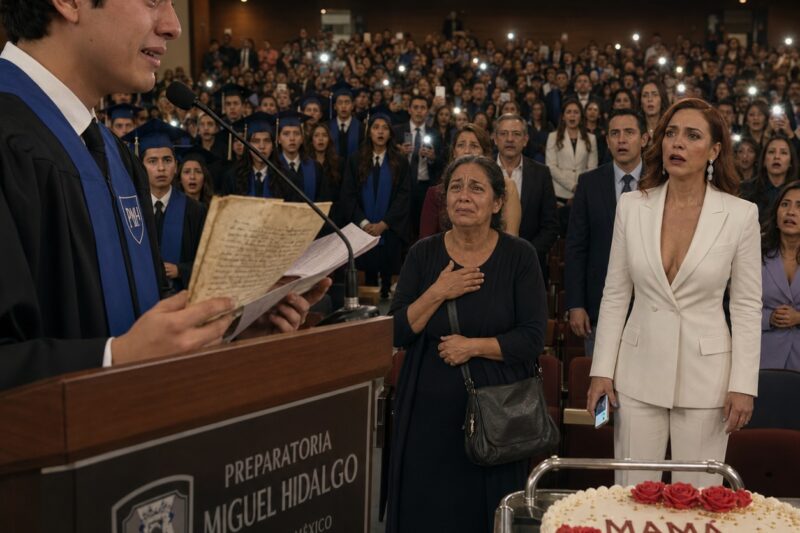 Dedique 19 años de mi juventud y de mi carrera a criar al hijo de mi hermana hasta el día de su graduación. Pero quedé helada cuando mi hermana apareció con un pastel que decía “Mamá de verdad”… Justo cuando estaba a punto de darme la vuelta e irme, entendí que su hijo todavía tenía una última cosa que decir…