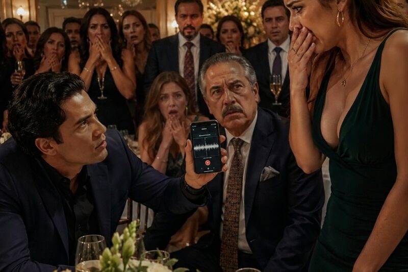 🔥¡MI FUTURA NUERA SE BURLÓ DE MÍ EN LA FIESTA DE COMPROMISO Y ME LLAMÓ “EL JARDINERO” DELANTE DE TODOS!… PERO CUANDO MI HIJO REPRODUJO UNA GRABACIÓN SECRETA DOS HORAS DESPUÉS, SU SONRISA DESAPARECIÓ FRENTE A TODA LA FAMILIA