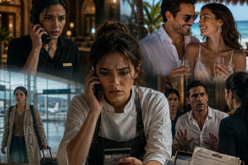 Mi esposo juró que estaba en Monterrey cerrando un contrato, pero mi hermana me llamó desde un hotel en Holbox y me dijo: «Daniela, tu marido acaba de registrarse con otra mujer… y pagó la villa con la tarjeta de tu panadería». Al día siguiente, él me llamó temblando porque la recepción le exigía algo que no podía explicar.