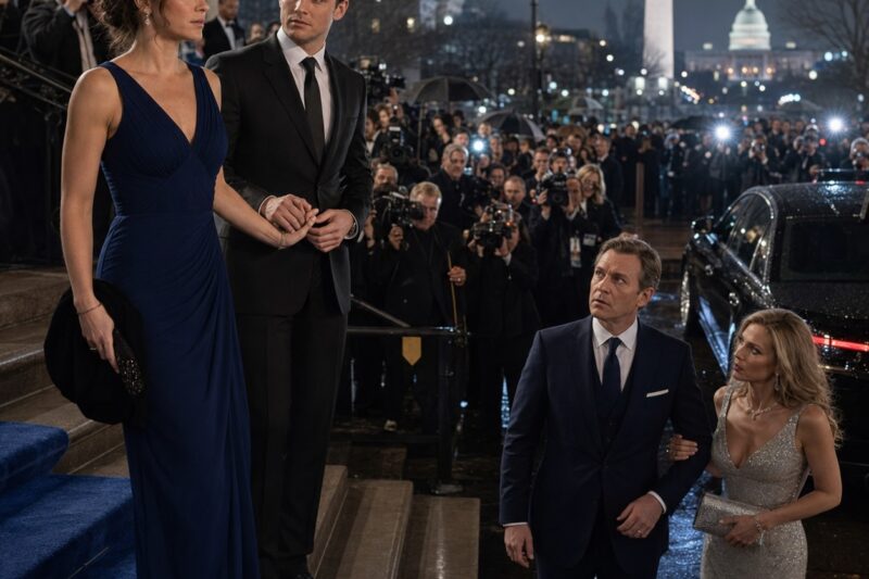 El Exesposo Multimillonario Salpicó de Lodo a Su Exmujer, Luego Vio Que el Hijo del Presidente Le Tomaba la Mano… Y Él y Su Amante Se Pusieron Tensos