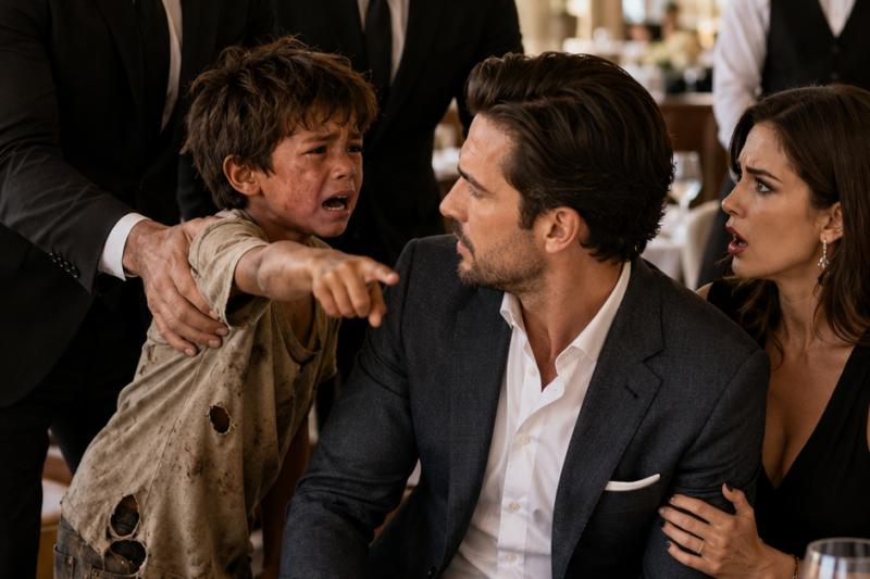 Estaba a la mitad de mi almuerzo en uno de los restaurantes más exclusivos de Ciudad de México cuando un niño descalzo de seis años irrumpió gritando: “¡Alto! ¡No se coma eso!”. Mis guardaespaldas corrieron para sacarlo, pero el terror en sus ojos me dejó paralizado. Señaló a mi esposa, que acababa de susurrarle algo al mesero, y de pronto todo tuvo sentido. Cambié los platos, llamé a la policía y vi cómo su sonrisa desaparecía cuando el veneno que era para mí se convirtió en la prueba que la llevó directo a prisión.