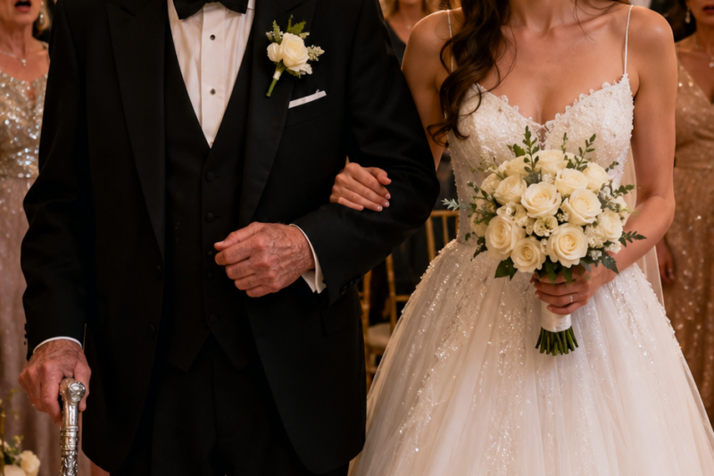 Como mi familia estaba ahogada en deudas, me obligaron a casarme con un anciano millonario al que jamás había visto. La noche de bodas, él cerró la puerta con llave. “Por favor… no me haga daño”, le supliqué. Sonrió, tomó la piel arrugada de su mandíbula y se quitó una máscara increíblemente realista. Frente a mí apareció un hombre joven y apuesto. “Tranquila”, dijo con frialdad. “Tú nunca fuiste mi objetivo. Tu familia sí… y esta noche comienza mi venganza.”