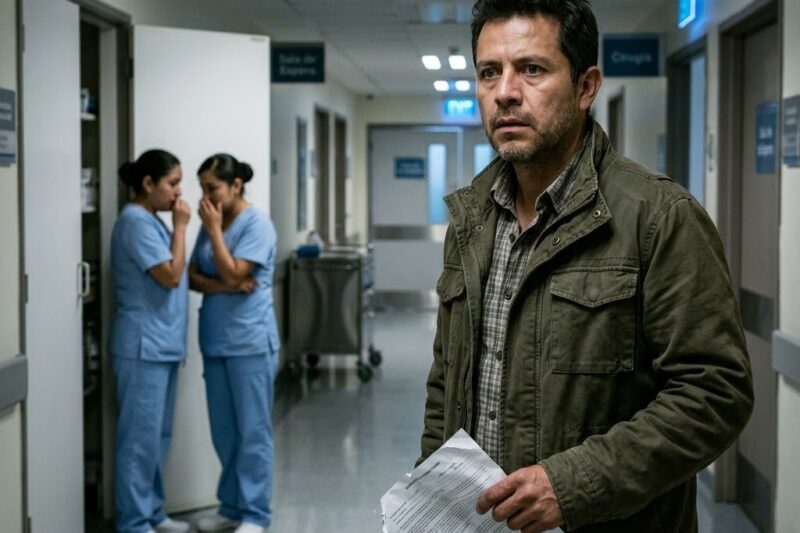 Me despedí de mi esposa moribunda y salí del hospital, entonces escuché a las enfermeras susurrar.