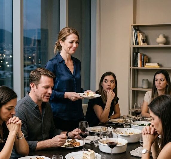 En esa cena en San Pedro Garza García, mi esposo no levantó la mirada ni cuando me partió en dos delante de mis tres mejores amigas. Lo dijo como si estuviera leyendo el menú, con calma quirúrgica y sonrisa mínima. Y en ese instante, entendí que la mesa no era una cena… era un juicio ya firmado contra mí.