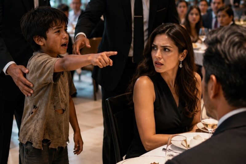 Estaba a mitad de un almuerzo en un restaurante de lujo cuando un niño descalzo de seis años irrumpió gritando: “¡Alto! ¡No comas eso!”.