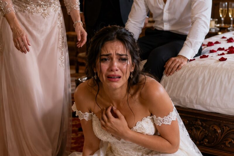 La novia gritó en su noche de bodas, y su suegra entró corriendo a la habitación. La encontró temblando en el piso mientras su hijo, pálido y sin mostrar el menor remordimiento, murmuraba: «Ella tenía que pagar».