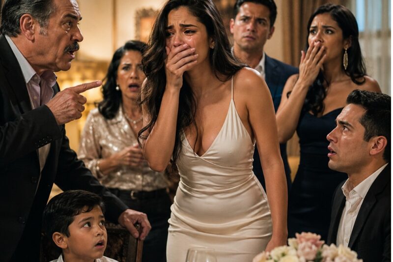 14 DÍAS ANTES DE MI BODA, MI PADRE ME ACUSÓ DE TENER UN HIJO SECRETO FRENTE A TODA LA FAMILIA… PERO LA VERDAD HIZO LLORAR A TODOS EN LA MESA!