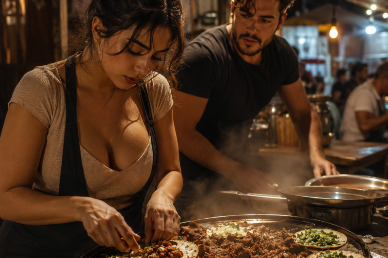 Durante trece años estuve detrás de la cocina, volteando tacos uno por uno hasta convertir a mi esposo en el dueño de una cadena de restaurantes en Guadalajara… pero el día que puso los papeles del divorcio sobre la mesa, el código QR de mi viejo mandil dejó muda a toda su familia.