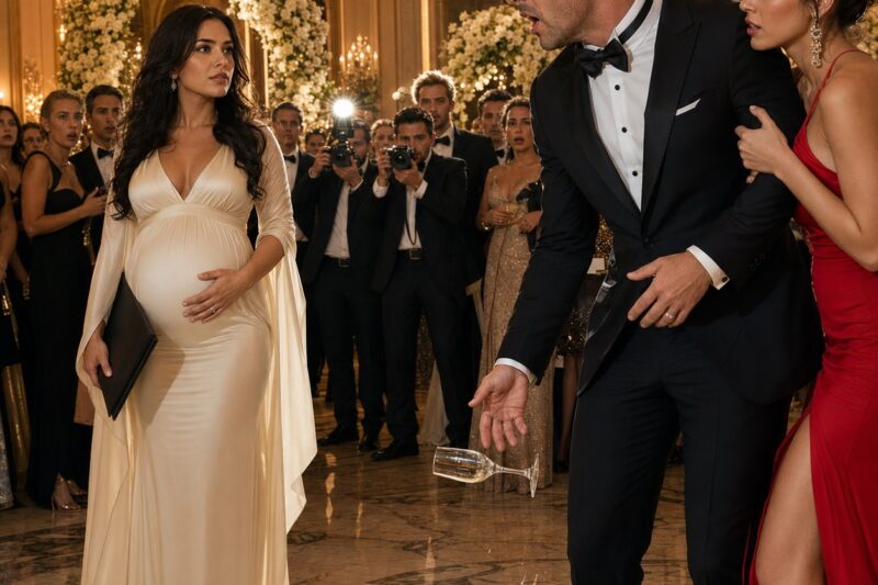 Dejó a Su Esposa por una Modelo… Ahora No Puede Soportar Verla Embarazada y Feliz al Lado de un Multimillonario