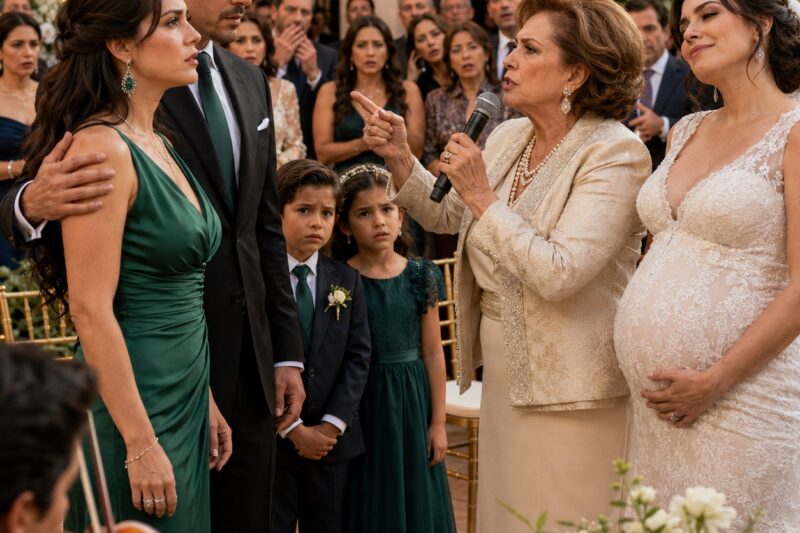 ME INVITÓ A SU BODA PARA HUMILLARME COMO LA “MUJER VACÍA”, PERO LLEGUÉ CON MI ESPOSO Y MIS TRES HIJOS… Y DESCUBRÍ LA MENTIRA QUE DESTRUYÓ SU VIDA