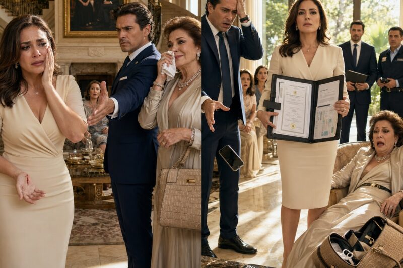 DISCUTÍ CON MI SUEGRA… MI ESPOSO CORRIÓ HACIA MÍ, ME ABofETEÓ Y GRITÓ: “¡LÁRGATE DE AQUÍ!” PERO LO QUE ELLOS NO SABÍAN ERA QUE LOS 200,000 PESOS MENSUALES QUE RECIBÍAN LOS ENVIABA YO… Y QUE INCLUSO AQUELLA MANSIÓN ESTABA A MI NOMBRE