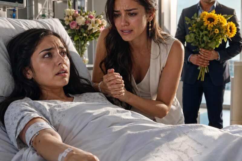 Mi hermana despertó después de pasar un año en coma… y lo primero que hizo fue aferrarse a mi mano con una expresión de terror.  No podía hablar, pero escribió una sola frase sobre la sábana del hospital: