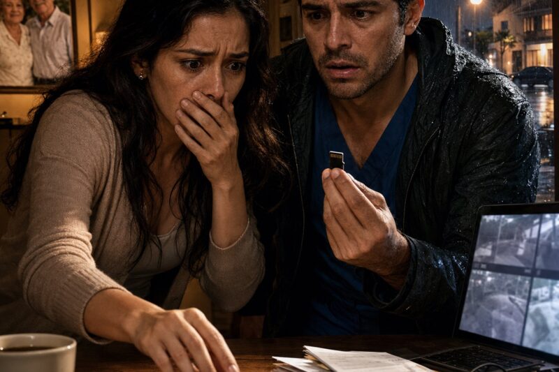 REGRESÉ A CASA SONRIENDO PARA SORPRENDER A MIS PADRES, PERO CUANDO ENTRÉ… ESTABAN TIRADOS E INMÓVILES EN EL SUELO. LOS MÉDICOS DIJERON QUE ALGUIEN HABÍA PUESTO ALGO EN SU COMIDA. UNA SEMANA DESPUÉS, LO QUE ENCONTRÓ MI ESPOSO HIZO QUE TODO MI CUERPO TEMBLARA.