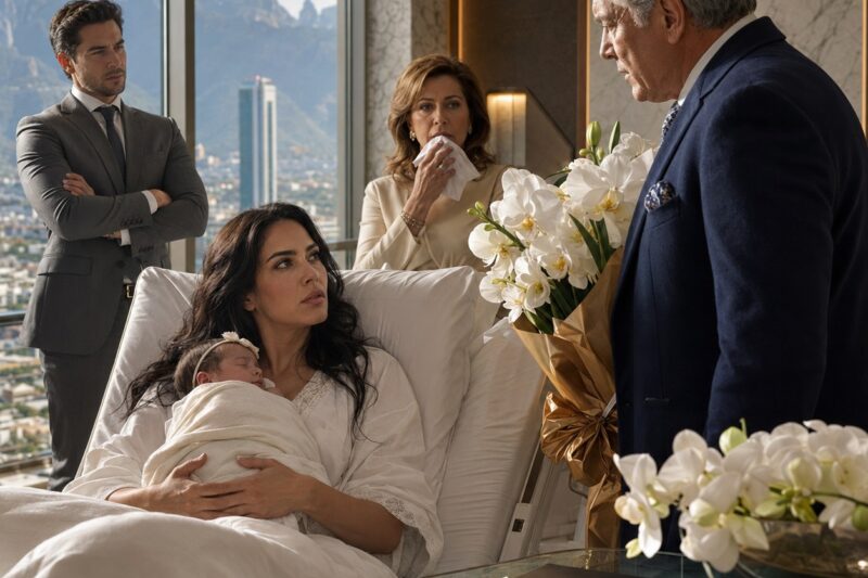 DESPUÉS DE DAR A LUZ, MI PADRE MILLONARIO VINO A VERME A LA SUITE PRIVADA DEL HOSPITAL. SONRIENDO, ME PREGUNTÓ: “HIJA, ¿ACASO LOS OCHENTA MIL PESOS AL MES NO TE SON SUFICIENTES?”