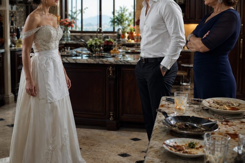 El primer día de casada le aventaron un trapo y la llamaron sirvienta… pero esa misma noche ella les devolvió el dinero y les dejó una lección que destruyó su orgullo