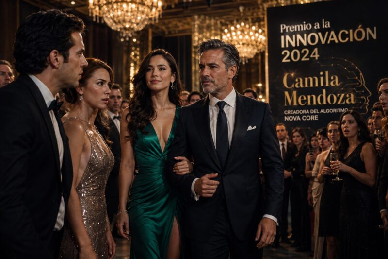 El empresario llevó a su nueva novia a una gala para humillar a su exesposa; pero cuando ella apareció del brazo del magnate más poderoso del país y recibió el premio por el algoritmo que él le había robado, toda su falsa grandeza comenzó a derrumbarse frente a todos